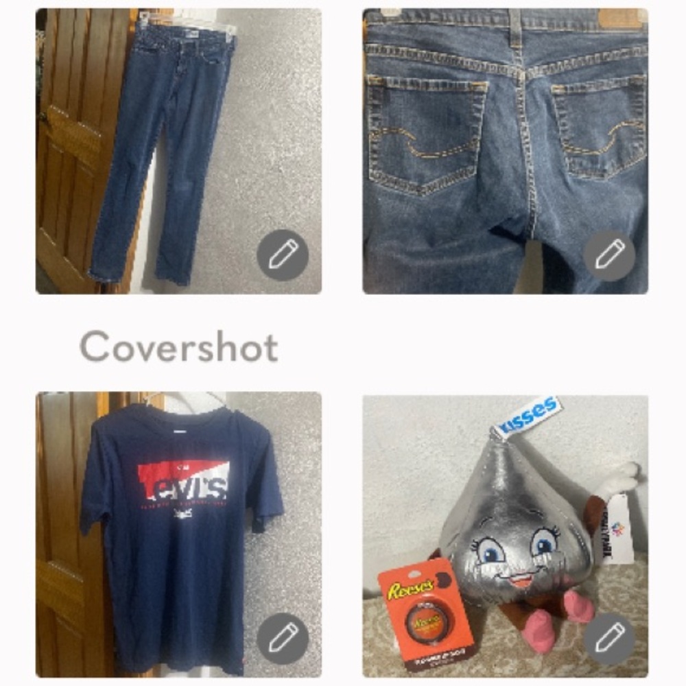 Levi’s mid-rise Straight 8 L/C+Levi’s T-shirt XL 18/20+Miss Hersey+Reese…